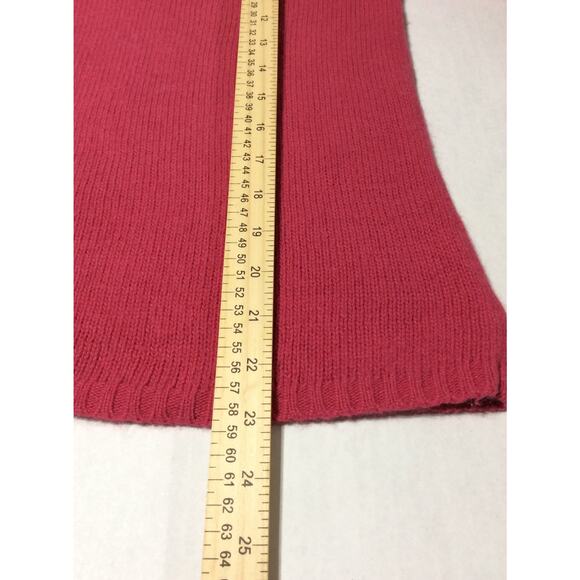 Rafaella Knit Sweater Medium Lamb Wool Angora Rabbit Cowl Neck Pink Pullover - Picture 8 of 9
